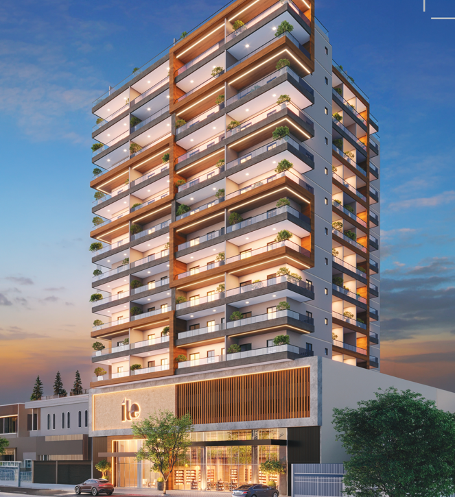 Fachada de prédio residencial o que valoriza um projeto